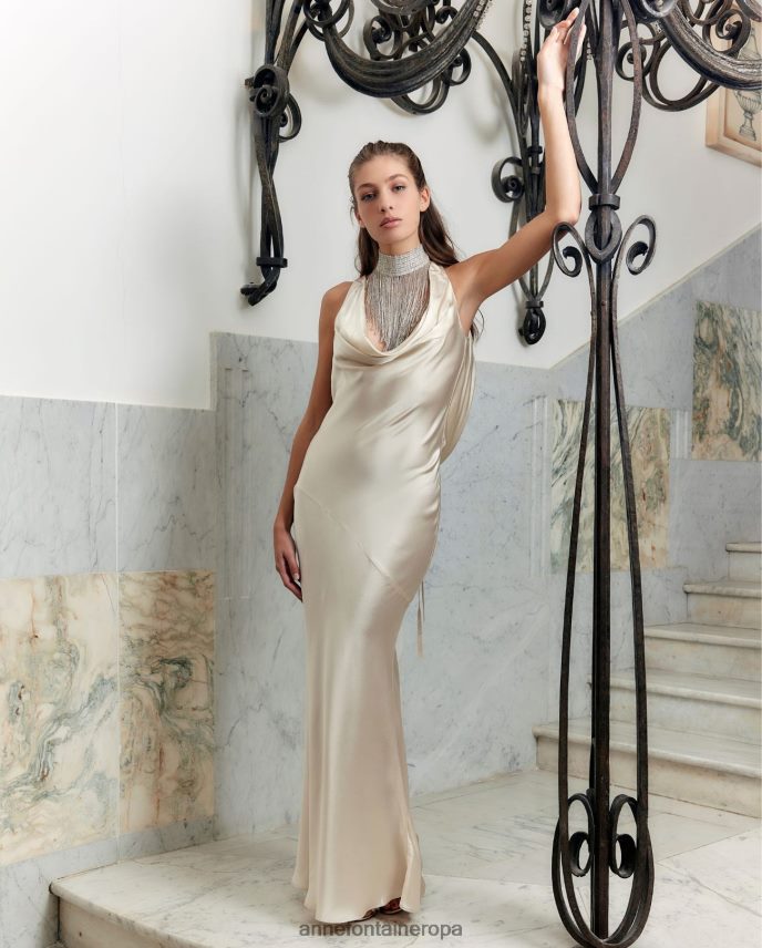 accesorios es Anne Fontaine mujer collar tal collar inspirado en cristal collar con cuentas elegante 646LTX523