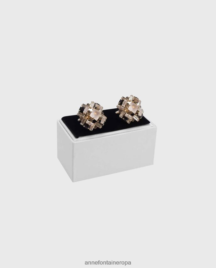 accesorios es Anne Fontaine mujer gemelos y gemelos olsen blanco negro 646LTX562