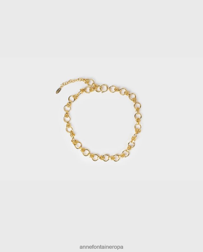accesorios es Anne Fontaine mujer collar shelley collar de cadena de eslabones ajustables oro 646LTX594