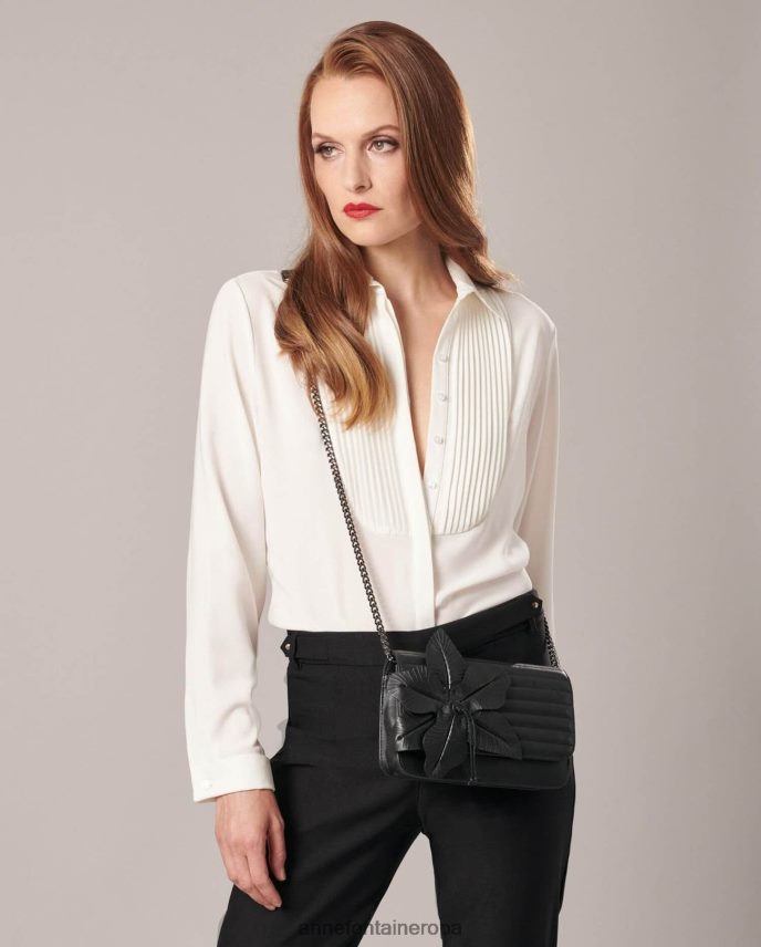 bolsas es Anne Fontaine mujer bolso nicki bolso de piel con bandolera elegante 646LTX701