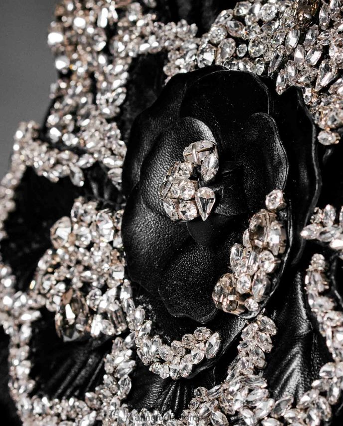 bolsas es Anne Fontaine mujer bolso de mano scarlett star crystal bolso exclusivo con cristales floral 646LTX697