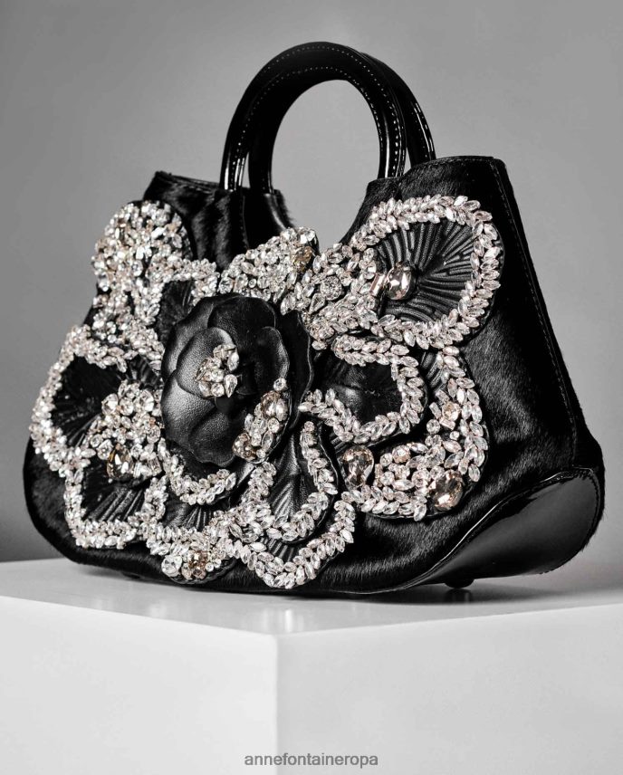bolsas es Anne Fontaine mujer bolso de mano scarlett star crystal bolso exclusivo con cristales floral 646LTX697