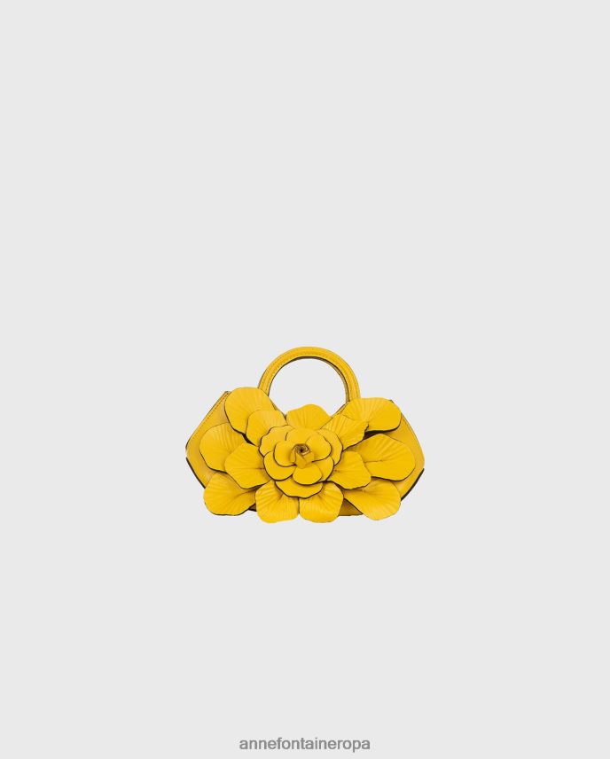 bolsas es Anne Fontaine mujer bolso mini scarlett bolso mini de cuero exclusivo en mimosa floral 646LTX685
