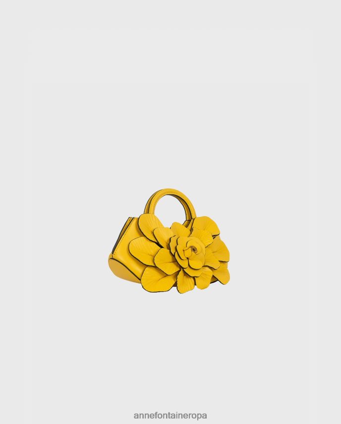 bolsas es Anne Fontaine mujer bolso mini scarlett bolso mini de cuero exclusivo en mimosa floral 646LTX685