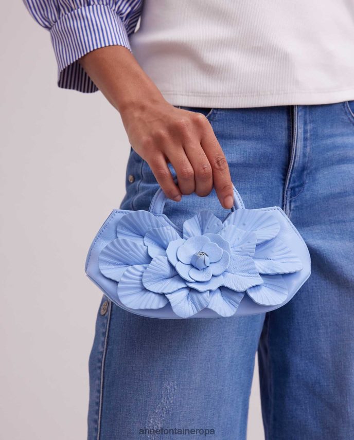 bolsas es Anne Fontaine mujer bolso mini scarlett bolso mini floral de cuero exclusivo en riviera azul 646LTX683