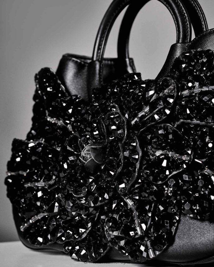 bolsas es Anne Fontaine mujer bolso scarlett star jet bolso exclusivo con asa superior elegante 646LTX696