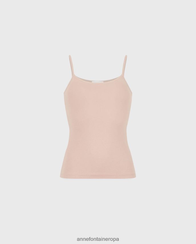 ropa es Anne Fontaine mujer camisola cintia camisola con tirantes finos desnudo 646LTX300