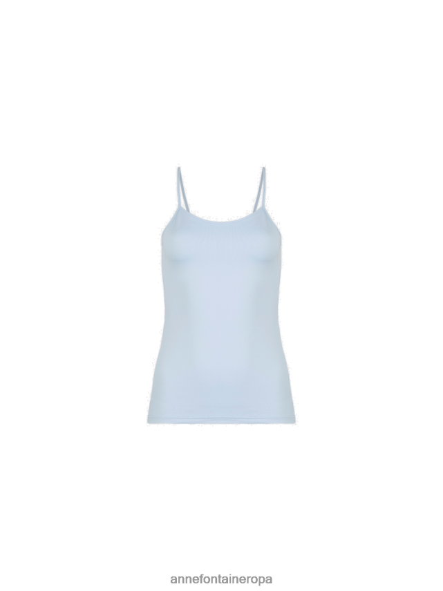 ropa es Anne Fontaine mujer camisola cintia camisola tirantes finos riviera azul 646LTX297