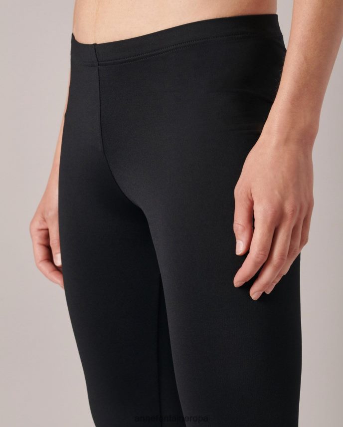 ropa es Anne Fontaine mujer dasko legging leggings de punto elástico negro 646LTX381