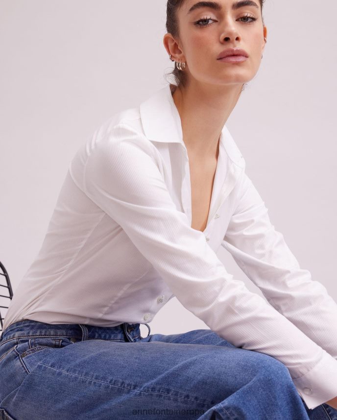 ropa es Anne Fontaine mujer jean denim baiona hasta el tobillo denim pierna ancha lavado oscuro 646LTX325