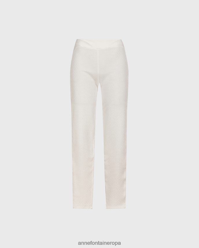 ropa es Anne Fontaine mujer nilo pant moon milano leggings de punto y jacquard blanco 646LTX394