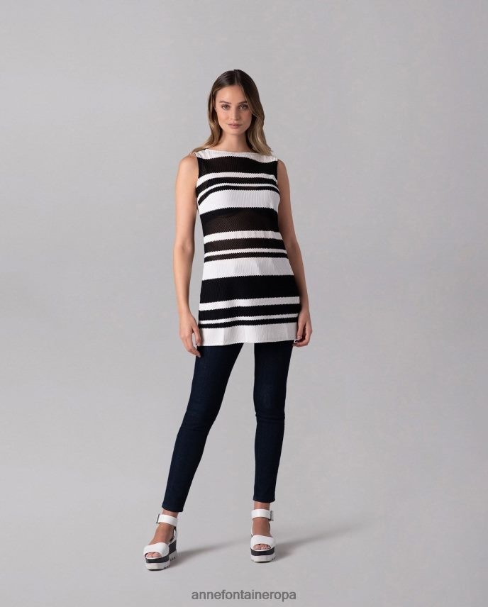 zapatos es Anne Fontaine mujer una sandalia sandalias con plataforma y tiras al tobillo blanco 646LTX22